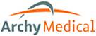 Halli ja oranžiga ArchyMedical logo